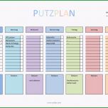 Sensationell Putzplan Haushalt Vorlage Pdf Zum Ausdrucken