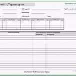 Sensationell Tagesbericht Tagesrapport Die Kostenlose Vorlage