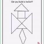Sensationell Tangram Vorlage