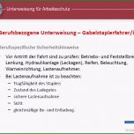 Sensationell Unterweisungsprsentation Gabelstaplerfahrerin Vorlage Zum