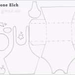 Sensationell Weihnachtsaufsteller Basteln Elch Mit Roter Nase