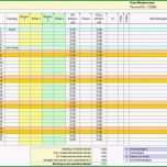 Sensationell Zeiterfassung Excel Vorlage – Xcelz Download