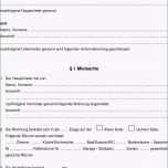 Toll 10 Mietvertrag Einfach Vorlage