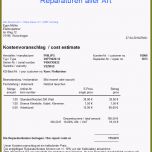 Toll 12 Vorlage Kostenvoranschlag