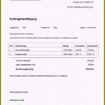 Toll Auftragsbestätigung Vorlage Pdf Beispiel