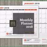 Toll Editierbare Monatliche Kalender 2018 Indesign Vorlage