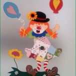 Toll Fensterbild Clownmädchen Fasching Karneval Dekoration