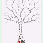 Toll Fingerabdruck Baum Vorlage &amp; andere Motive Kostenlos Zum