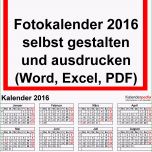 Toll Fotokalender 2016 Als Word Vorlagen Zum Ausdrucken Kostenlos