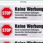 Toll Keine Werbung Aufkleber Stop Briefkastenwerbung