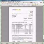 Toll Vorlage Rechnung Kleinunternehmer Openoffice Line