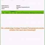 Toll Vorschau Pdf Protokoll Temperaturkontrolle Pdf