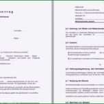 Toll Wohnungsmietvertrag Vorlage