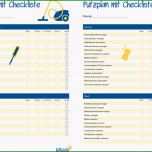 Toll Xxl Putzplan Vorlage Mit Checkliste