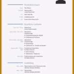 Überraschen 11 Lebenslauf Ausbildung Vorlage Word