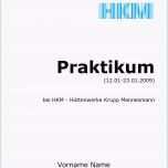Überraschen 15 Praktikumsbericht Kindergarten Deckblatt