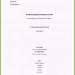 Überraschen 21 Deckblatt Vorlage Word Hausarbeit