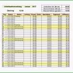 Überraschen Arbeitsstunden Vorlage Am Besten Excel Arbeitszeitnachweis