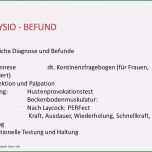 Überraschen Befund Physiotherapie Vorlage Genial Dysfunktionen