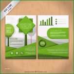 Überraschen Geometrisch Grün Flyer Vorlage