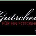 Überraschen Gutschein Fotoshooting Vorlage Einzigartig Fotoshooting