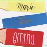 Überraschen Namensschilder Vorlage Schule Erstaunlich Diy Stift