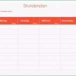 Überraschen Numbers Vorlage Stundenplan