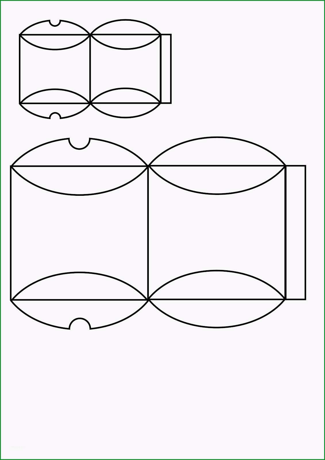 Überraschen Pillow Box Basteln Vorlage – Wohn Design