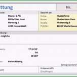 Überraschen Quittung Vorlage Download