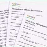 Überraschen Reisevollmacht Muster