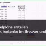 Überraschen Spielpläne Erstellen Line Und Vorlagen Für Excel