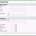 Überraschen Urlaubsantrag 2017 Excel Vorlage formular Fur