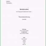 Ungewöhnlich 16 Deckblatt Vorlage Word Hausarbeit