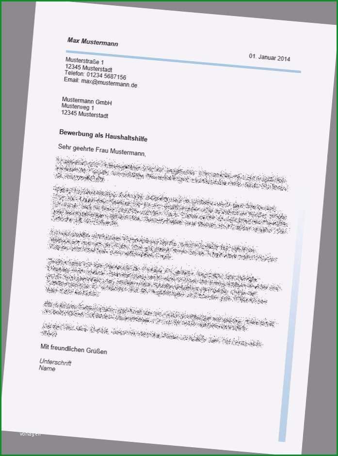 bewerbung als pflegehelferin