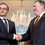 Ungewöhnlich Außenminister Heiko Maas Vor Besuch Seines Us Amtskollegen