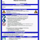 Ungewöhnlich Betriebsanweisung Handgeführte Mitgänger