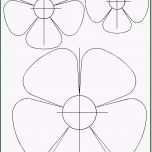 Ungewöhnlich Einfache Blumen Schablonen 01