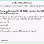 Ungewöhnlich Fonebook Gbr Muster Widerrufsformular