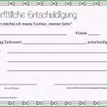 Ungewöhnlich Ideenreise Entschuldigungsformulare