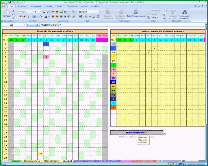 plantafel excel vorlage