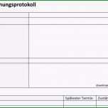 Ungewöhnlich Protokoll Vorlage Pdf Word Besprechungsprotokoll