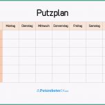 Ungewöhnlich Putzplan Wochenplan Mit Aufgaben