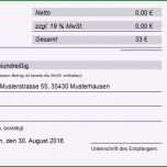 Ungewöhnlich Quittung Vorlage Pdf