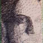 Ungewöhnlich Wip Kunst Mit Nagel Und Faden Faden Portrait Nagel