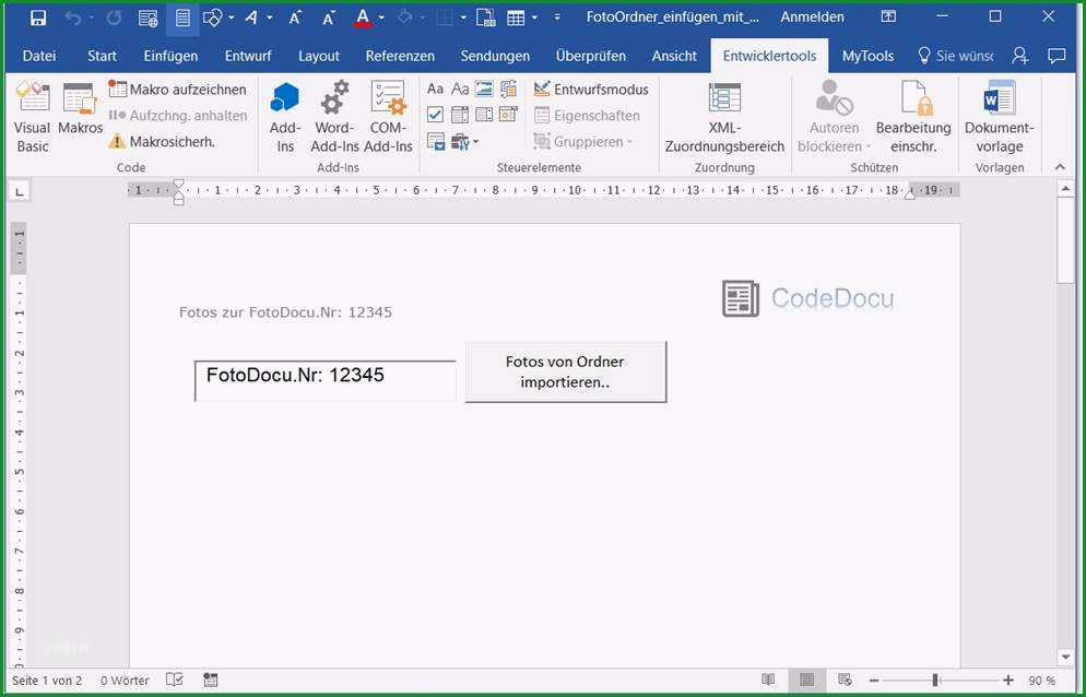word dokumentation vorlage