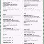 Unglaublich 14 Speisekarte Word Vorlage