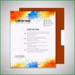 Unglaublich Bunte Briefkopf Vorlage