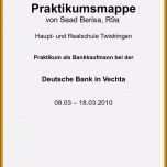 Unglaublich Deckblatt Praktikumsbericht Vorlage Word Cool 8