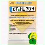 Unglaublich Der "ol Tüv" Mit Prüfbericht Und Anhänger Zum 70