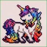 Unglaublich Einhorn Bügelperlen Vorlage Unicorn Perler Beads by